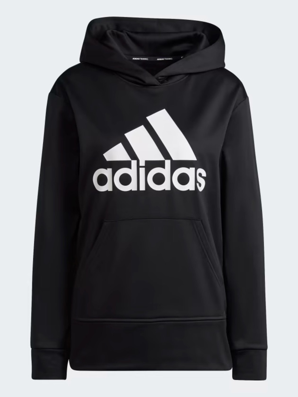 adidas AEROREADY Big Logo Hoodie Black / White - Size XS